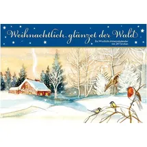 Kaufmann, Ernst Weihnachtlich glänzet der Wald Windlicht-Adventskalender mit 24 Türchen