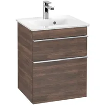 Villeroy & Boch Waschbeckenunterschrank 2 Auszüge 46,6 x 59 x 42,5 cm Braun