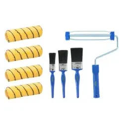 Maler Set 8-tlg. Farbroller Farbwalzen Pinsel