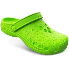Tams Tams® Unisex Gartenclogs mit SchnalleHex Clap" aus weichem Eva Hellgrün 36"