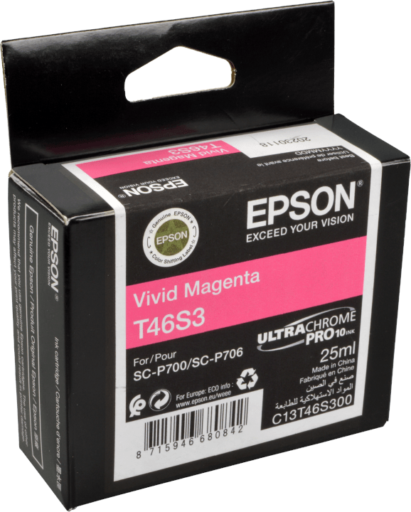 Preisvergleich Produktbild Epson Tinte C13T46S300  T46S3  vivid magenta