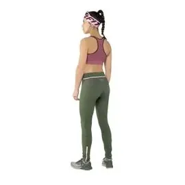 Dynafit Damen Winter Running Tights (Größe M, oliv)