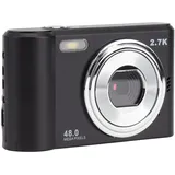 Kinder-Digitalkamera, tragbare Videokamera, Schwarz, 44 MP, 1080 Video, Einsteiger-CCD-MP3-Player, automatische Fokussierung, kleine Digitalkamera für Kinder und Studenten