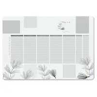 Sigel Schreibtischunterlage DESIGN khaki/weiß Papier 59,5 x 41,0 cm, 30 Blatt