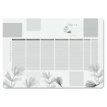 Sigel Schreibtischunterlage DESIGN khaki/weiß Papier 59,5 x 41,0 cm, 30 Blatt