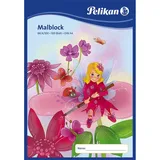 Pelikan Malblock A4 100 Blatt VE=1 (Chlorfrei, 70 g/m2) (Pink, Block)