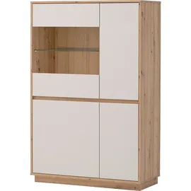 Home Affaire Vitrine Sonora 75 x 40 x 144 cm Braun