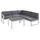 Outdoor Edge Daphne Loungeset grau/weiß