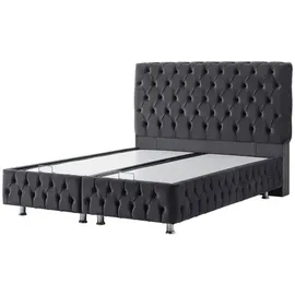 Sitheim Boxspringbett Design Saphira Bett inkl Matratze - Grau