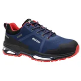 ELTEN Sicherheitsschuhe Bente XXE GTX Blue Low ESD S3, Damen und Herren, Textil, Stahlkappe, leicht, sportlich Blau,Schwarz,Rot40 - 40 EU