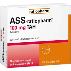 ASS-ratiopharm® 100 mg TAH Tabletten