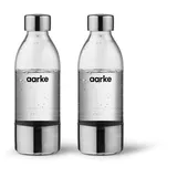 AARKE PET-Flasche 2 x 0,4 l edelstahl