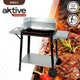 Aktive Holzkohlegrill schwarz