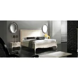 Doppelbett Betten Schlafzimmer Möbel Massivholz Vaccari cav giovanni Bett Neu