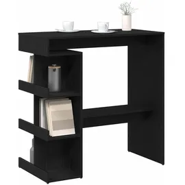 vidaXL Bartisch Schwarz Eichen-Optik 100 x 48 x 101,5 cm Holzwerkstoff