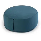 Amagohome Yogakissen Yogakissen Bodenkissen rund H 14xø31 cm mit Buchweizenschalen Meditati