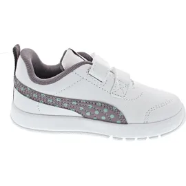 Puma COURTFLEX V3 Dotty V Lila/Weiß 26
