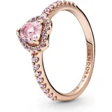 Pandora 188421C04 Damen-Ring Erhabenes Herz Rosé, 60/19,1