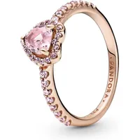 Pandora 188421C04 Damen-Ring Erhabenes Herz Rosé, 60/19,1