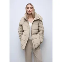 STREET ONE Steppjacke mit Strickdetails - Beige