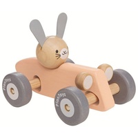 PlanToys Holzspielzeug Hasen-Rennwagen