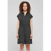 URBAN CLASSICS Damen Trainingsanzug Ladies Viscose Twill Jumpsuit, Twill Jumpsuit für Frauen, mit Gürtel, erhältlich in verschiedenen Farben, Größen XS-5XL - M