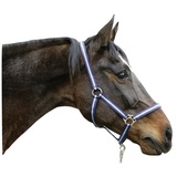 Covalliero Nylonhalfter Hippo, Halfter Marine/Hellblau