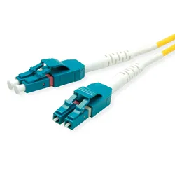 ROLINE LWL-Kabel Duplex, Single Mode 9/125μm OS2, LC/LC, gelb, 7 m