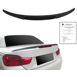 Heckspoiler 4er F33 Cabrio schwarz glänzend mit ABE passend für BMW 4er (F33) Cabrio, Bj. 2012-2021