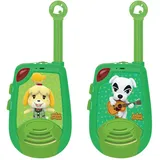Lexibook Animal Crossing, Walkie-Talkies 3D | 2km Grün,