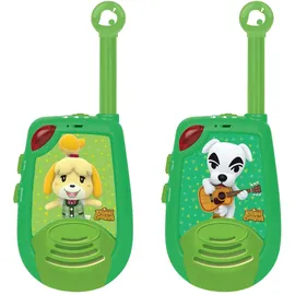 Lexibook Animal Crossing, Walkie-Talkies 3D | 2km Grün,