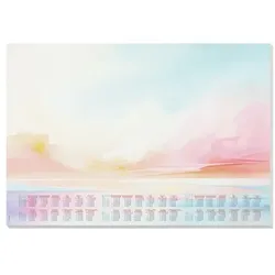 Sigel Papier-Schreibunterlage »Magic Sunset« A2 rosa