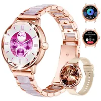 Vornix Smartwatch Damen, mit Anruffunktion Smartwatch (Fitnessuhr mit Telefonfunktion/WhatsApp Notiz,Smartwatch Fitness Tracker Uhr IP68 Wasserdicht,1.2" HD Voll Touchscreen Fitnessuhr Tracker mit Blutsauerstoff/Pulsmesser/Sportuhr/Schrittzähler/Schlafmonitor Aktivitätstracker usw für iOS/Android Uhren Watch cm)