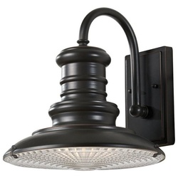 Licht-Erlebnisse Außen-Wandleuchte KINGSTON, ohne Leuchtmittel, Außenwandleuchte Bronze IP44 E27 Glas Aluminium Vintage Wandlampe braun