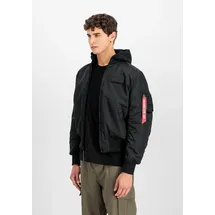 Alpha Industries Ma-1 Zh Back Print Jacke Black / Reflective M