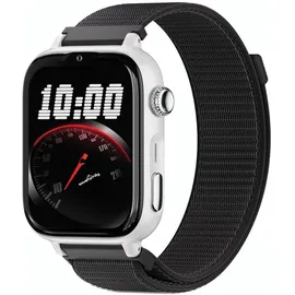 SaveFamily SaveWatch Plus 2 GPS+Cellular 49,8 mm Weiß Stoffarmband Black Night