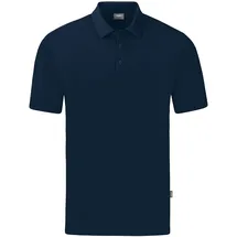 Jako Polo Organic Stretch blau XXL