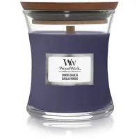Woodwick Hinoki Dahlia Duftkerze 85 g lila