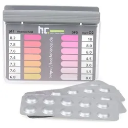 Test-Kit zur Messung von Aktivsauerstoffgehalt & pH-Wert