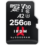 goodram IRDM M2AA 256 GB microSDXC 256GB Kit, UHS-I U3, A2, Class 10