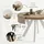 dekori.interiors Pero Ø 120/220 cm Eiche Lancelot/Weiß