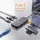 NOVOO USB C Hub Gigabit Ethernet USB C Adapter 7 in 1 MacBook Pro Air Adapter,4K HDMI,4xUSB,100W PD+Daten Hub USB C,für MacBook M1 M2,Surface Pro/Go,Pad Pro/Air,Dell,HP Laptop und mehr Typ C Geräten