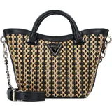 GUESS Handtasche Atalia natural/black - Schwarz