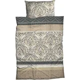 Traumschlaf Verena ornamental beige/antrazit 200 x 200 cm + 2 x 80 x 80 cm