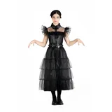 Ciao- Wednesday Addams Rave'N Dance dress costume disguise fancy dress girl official Wednesday (Size XS)