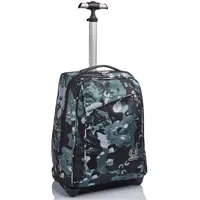 Riess-Ambiente Invicta Trolley-Rucksack 2 in 1, Schulranzen mit Rollen, Rucksack mit Trolleyfunktion für Kinder, ab 1. Klasse, für Schule, Reisen, Mädchen&Jungen, grün