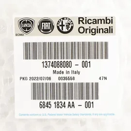 Fiat Radkappe 16 Zoll 1 Stück Silber