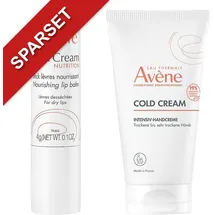 Avène Cold Cream Lippenpflegestift+Avene Cold Cream Handcreme