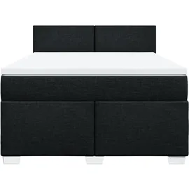 vidaXL Boxspringbett 160 x 200 cm Schwarz