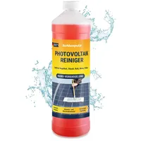 SCHLAUPUTZ Solar- & Photovoltaik Reiniger 1L Konzentrat (1:20) - effiziente Solarpanel Reinigung mit Nano-Versiegelung für PV-Anlagen & Balkonkraftwerke - PV Reinigung mit maximale Energieausbeute